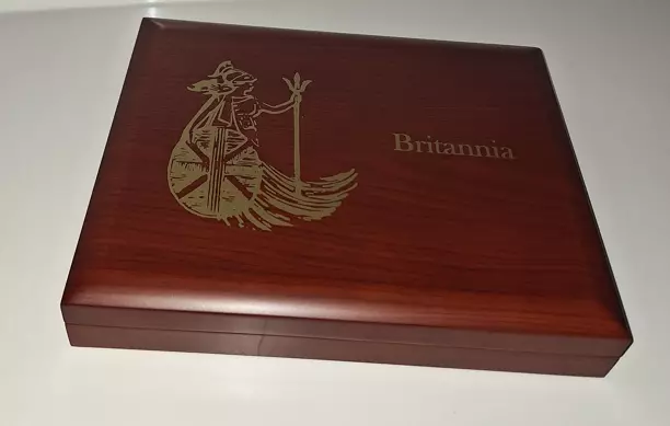 Britannia Münzbox für Gold & Silbermünzen B-Ware