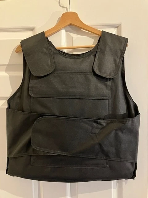 FiveFire Body Armor Anti Knife Stab Front and Back Armor Proof Vest + Bag