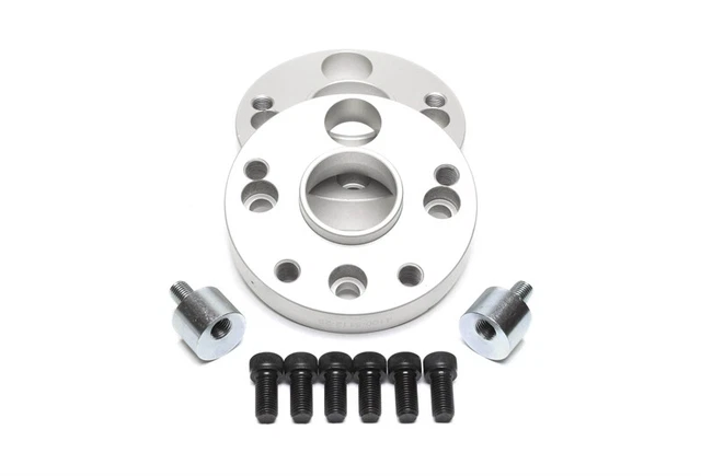 Set Of 4 Wheel Spacers For Mercedes - 1.25" Thick, 5x112 Bolt Pattern, 66.6mm Hub Bore, M14 Studs 5 thumbnail image