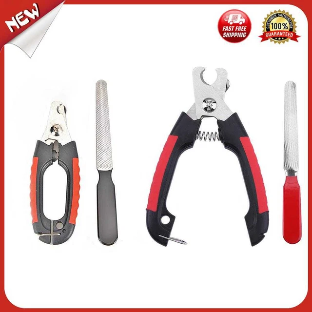 es Stainless Steel Dog Nail Trimmer with Lock Dog Nail Grooming Cutter Pet Suppl