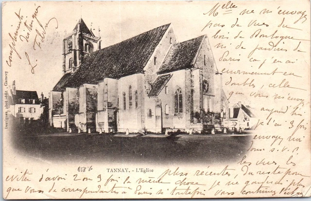 58 TANNAY - vue d'ensemble de l'eglise