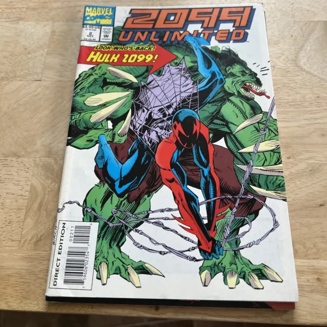 2099 Unlimited #2 - Spider-Man 2099/Hulk 2099 (Marvel Comics, 1993) VF/NM