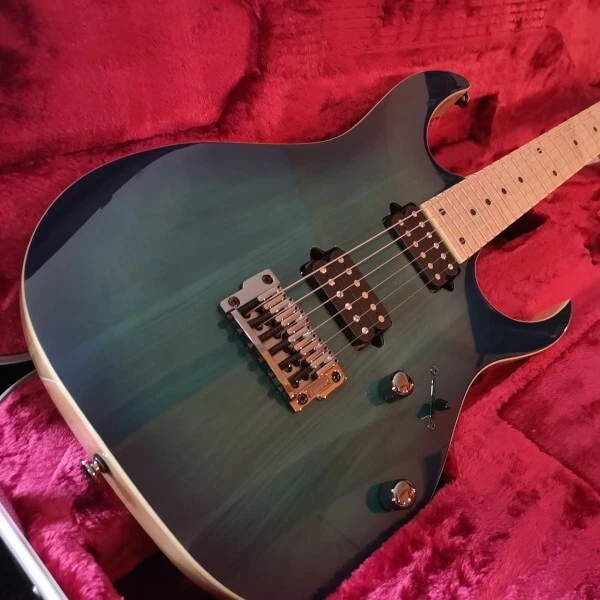 IBANEZ RG652AHMFX-NGB ❘ E-Gitarre ❘ Made in Japan ❘ Nebula Green Burst ❘ B-STOCK