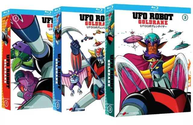 10 Blu ray UFO ROBOT - GOLDRAKE di Go Nagai collezione serie 3 Box Set completa 2