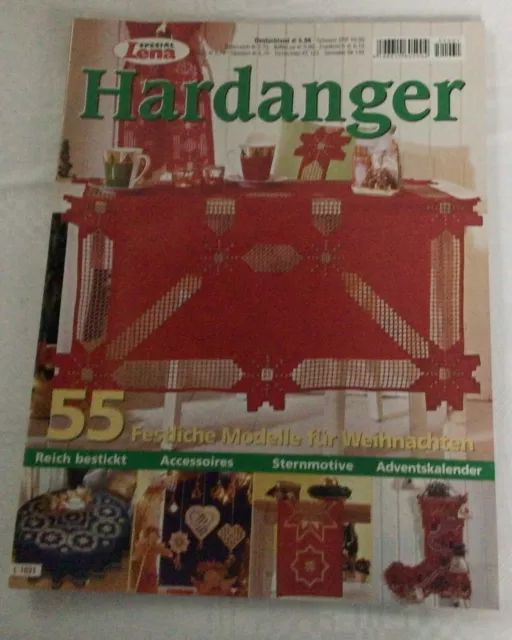 Hardanger Heft LENA SPEZIAL, L 1031, 55 festliche Modelle für Weihnachten