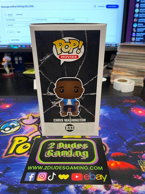 Rr Funko Pop! Chris Washington #833 Get Out Vaulted W/ Protector 4