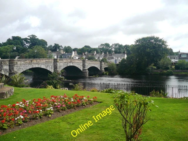 Photo 6x4 The A712 crosses the River Cree in Newton Stewart  c2010