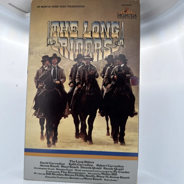 The Long Riders Clips THE LONG RIDERS David Carradine Quaid 1984 VHS MGM Home Video Big Box ...