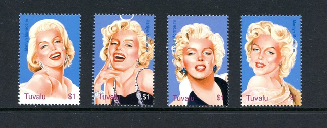 R1422 Tuvalu 2007 Marilyn Monroe 4v. MNH