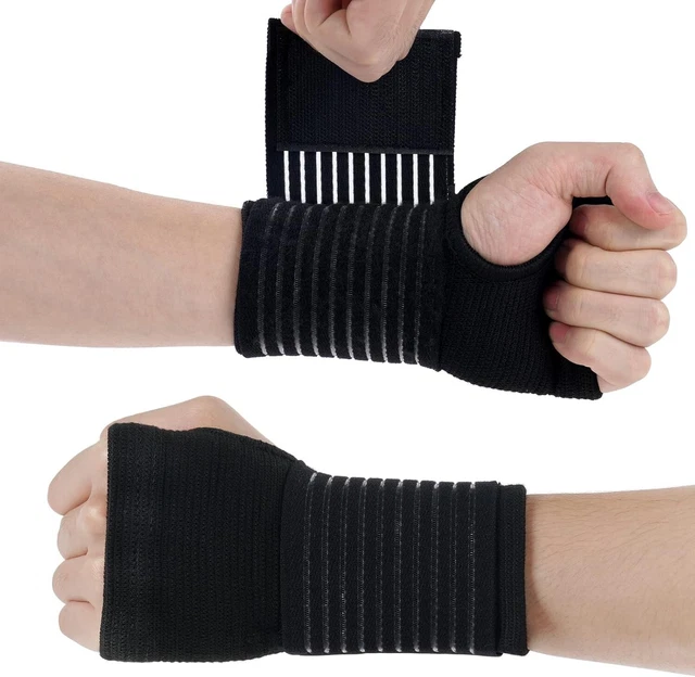 Attelle De Poignet Et Pouce En Néoprène LTG PRO - Stabilisateur Arthrite, Taille Unique, Noir