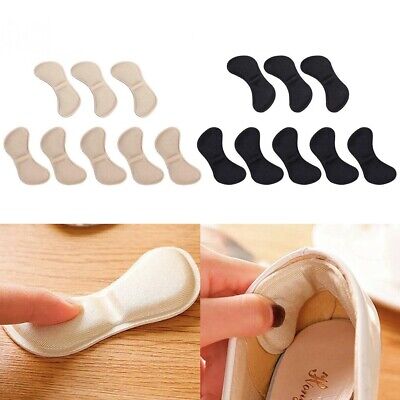 4 pares de almohadillas de talón antideslizantes protección de talón almohadilla de zapato almohadilla de talón