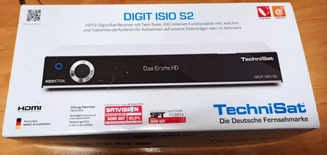 TechniSat DIGIT ISIO S2 - HD Sat-Receiver mit Twin-Tuner und wlan