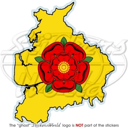 6x Vinyl-Aufkleber Gloucestershire Flagge England – Ca. 4,1 X 2,8 Cm, Wetterfest, Für Auto, Helm & Fenster