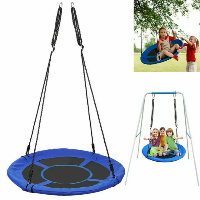 100cm Children Hanging Rope Round Nest Tree Swing Seat Kids Outdoor Garden Toys