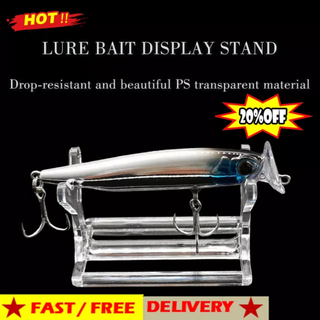 BAIT DISPLAY STAND Decorative Load Bearing Clear Fishing Lure
