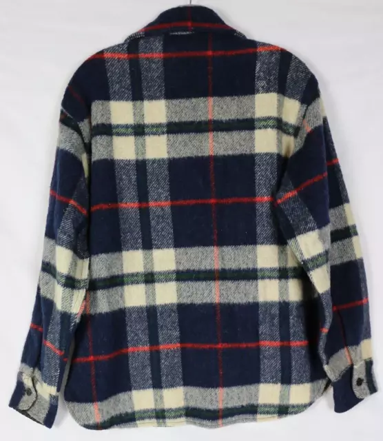 VTG TOWNCRAFT JC Penney ~70s Rare Blanket Style Print Flannel Plaid ...