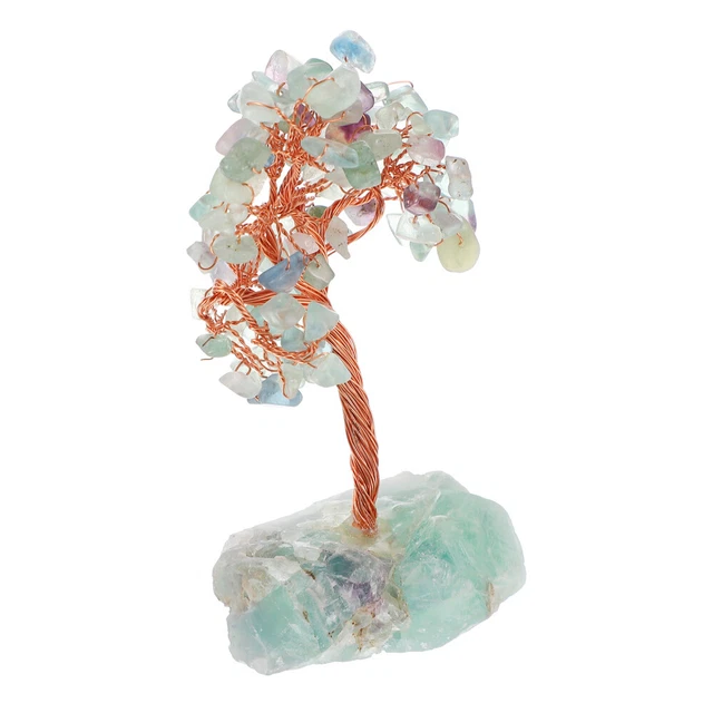 Joyería de árbol deseado Creative Fortune Tree ornamento decoración de árbol de cristal