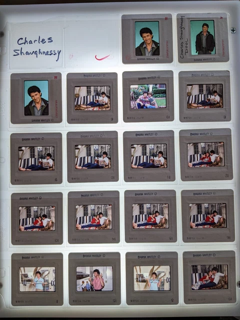 Dw5-408 Charles Shaughnessy Lot (18) 35Mm Orig Slide Via Dianna Whitley