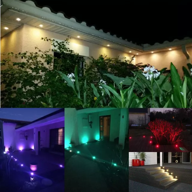 WIFI RGB/RGB + blanco cálido foco empotrado luz LED lámpara exterior minispots DE 2