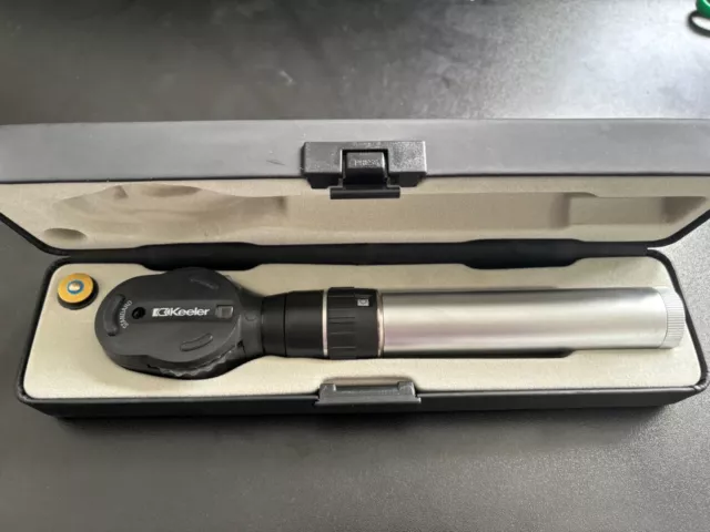 Keeler 2.8v Standard Ophthalmoscope with Slimline Handle in Case. Brand New