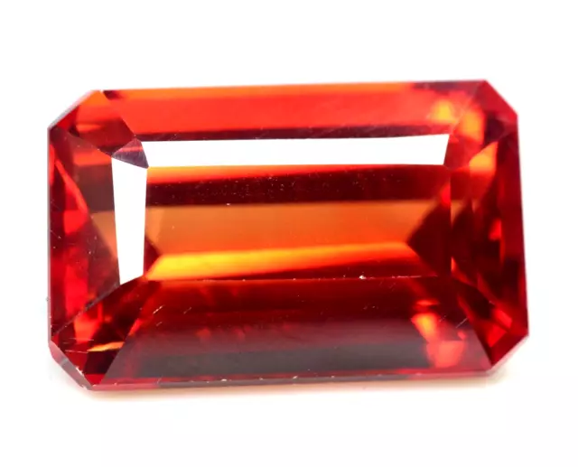 17.90 CT Certified Mandarin Fanta Orange spessartite Garnet Square Cut Gemstone 3