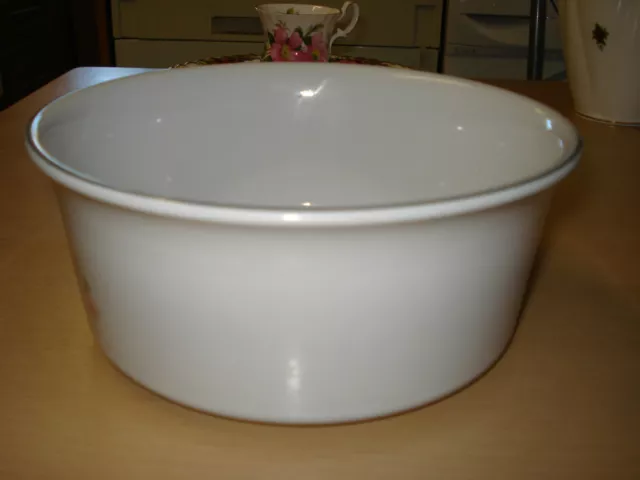 Denby Coloroll Sweet pea large serving bowl OD 8 1/4" - 20.8CM H 3 1/2" - 8.9CM 3