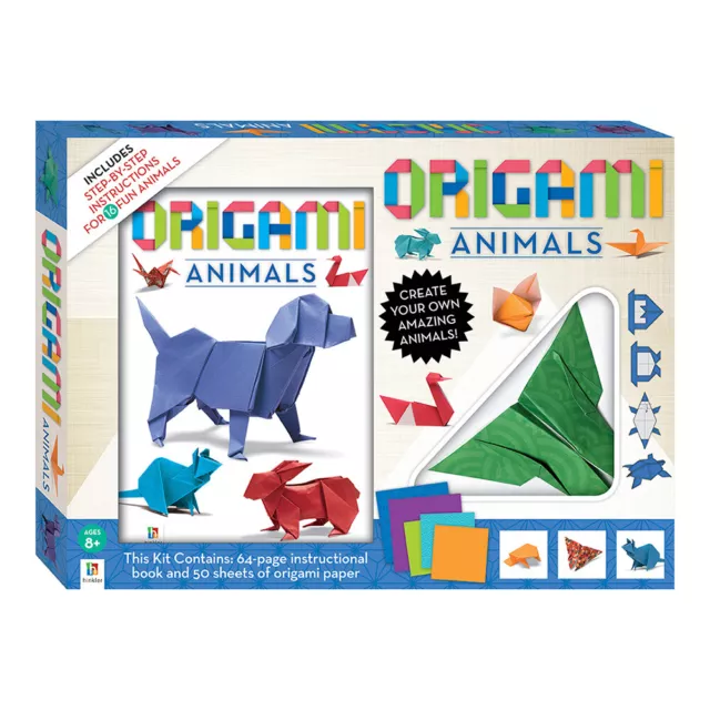 Zap! Extra Origami Animals Paper Craft Art Activity Kit Kids DIY Folding