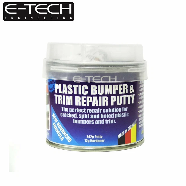 PLASTIC BUMPER AND Trim Repair Putty 250g inc Hardener Repair Bumpers