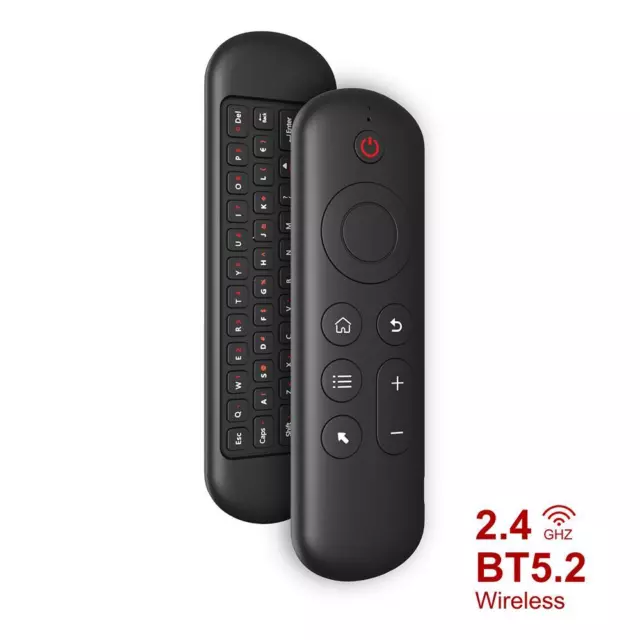 Bluetooth 5.0 Keyboard 2.4G Wireless Air-Mouse Backlight Voice Remote Contr .{ 3