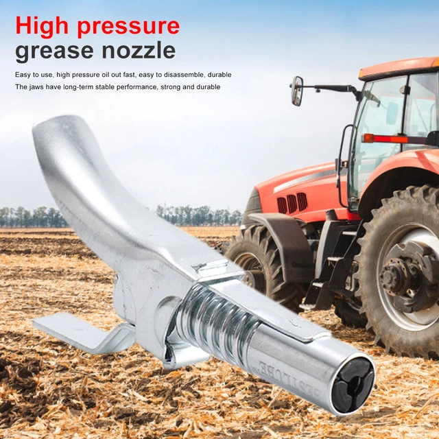 GREASE GUN COUPLER Cap10000psi High Pressure with Self Locking for