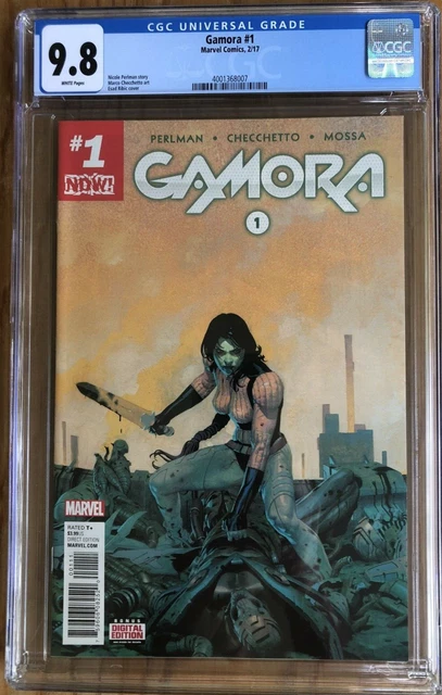 Gamora #1 CGC 9.8 NM/M 2017 Marvel Comics Checchetto Guardians Of The Galaxy MCU