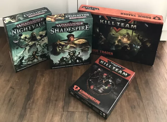 Warhammer 40.000 Kill Team Rogue Trader+Underworlds Shadespire Deutsch !!LESEN!