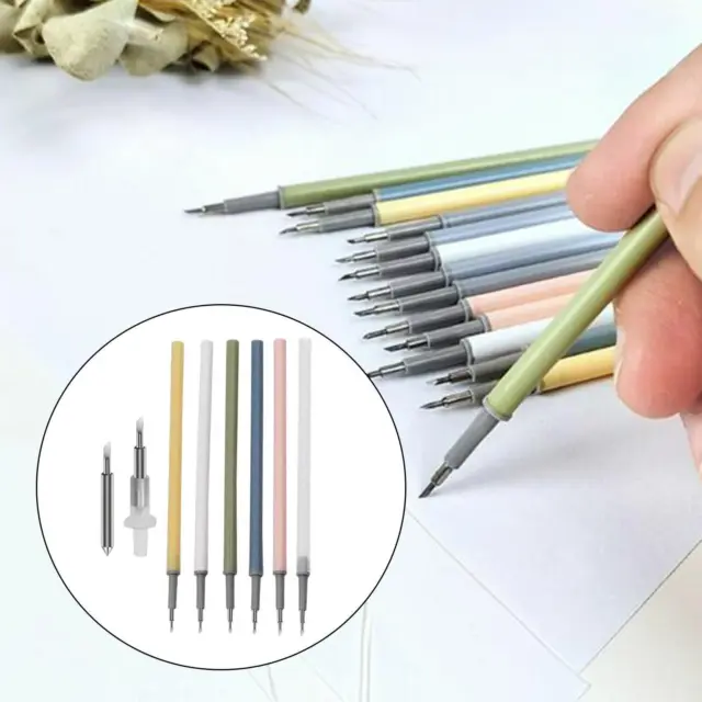 6x Paper Craft Pen Refill para corte de papel de precisión y