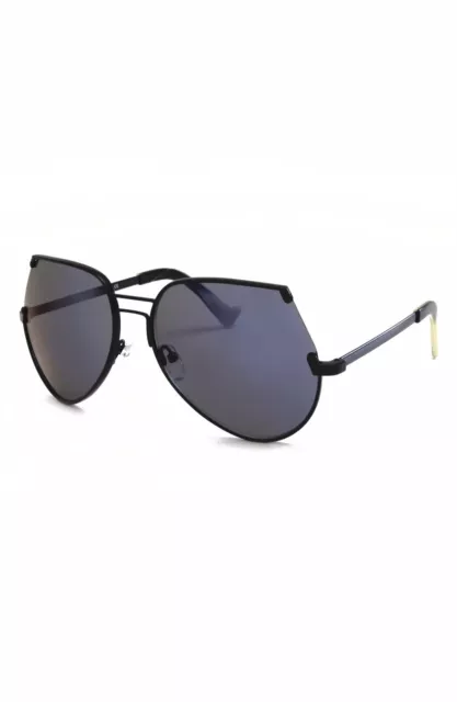 GREY ANT EMBASSY MENS  SUNGLASSES BLACK WITH BLUE 60mm NWOT