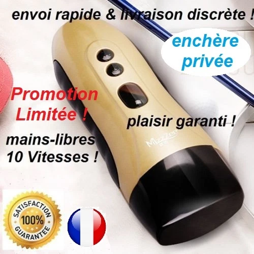 Masturbateur Automatique Mains Libres - Neuf, Silicone, Unisexe, Livraison Rapide