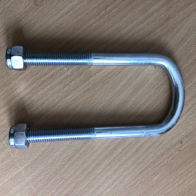 IFOR WILLIAMS TWIN Double Leaf Spring Axle UBolt Fixing 130mm Long