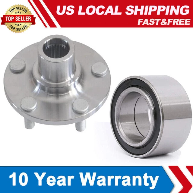 2-Pack Front Wheel Hub & Bearing Kit For Subaru Impreza Forester Legacy Outback Baja – ECCPP