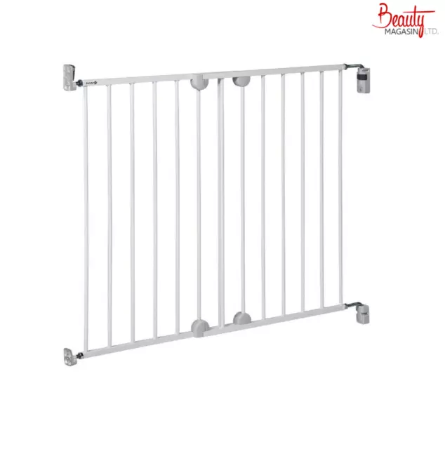 safety 1st wall fix extending metal gate white