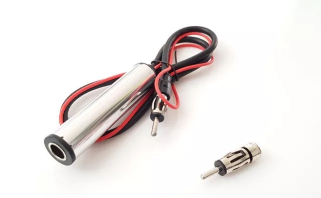 Autoradio Amplificatore Antenna con Adattatore per VW Golf 4 Bora Passat