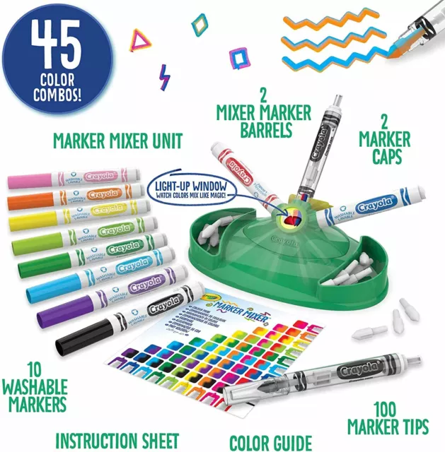 Crayola Marker Mixer Mix and Creat Your Own Coloured Markers Ages 6+ Toy Paint 3