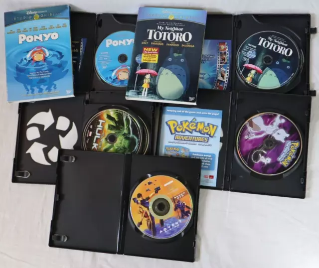 ANIME SCI-FI DUPERHERO DVD Lot Pokemon Totoro Ponyo Ghost Shell NEW Deadpool 3