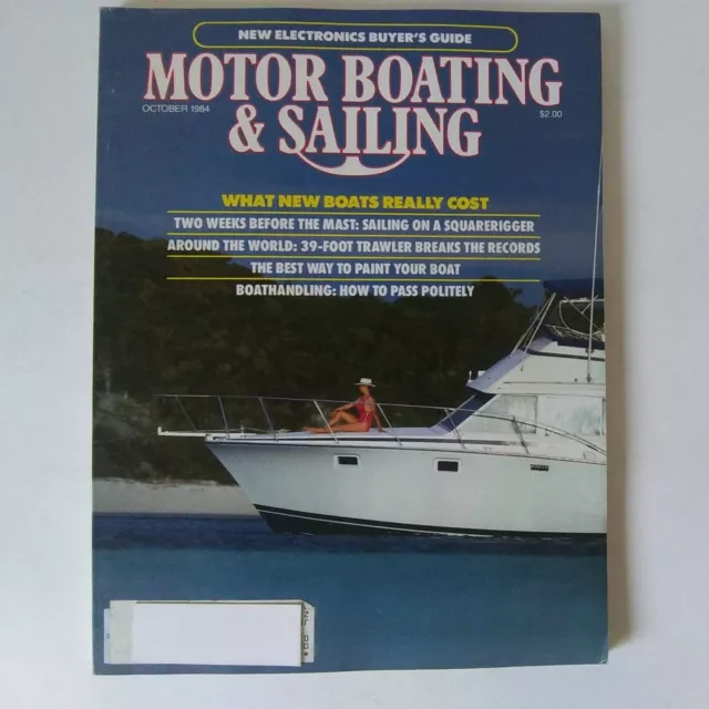 October 1984 -Motor Boating & Sailing Magazine-Electronics Guide Vol 154 No 4