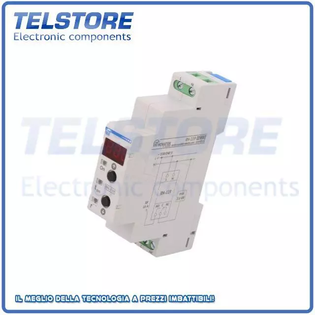 1pcs  Modulo Rele di monitoraggio tensione Ualim 230VAC DIN SPDT RN-119 .
