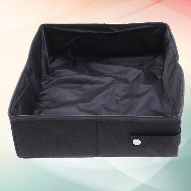 Caja de arena portátil para gatos al aire libre impermeable plegable talla S