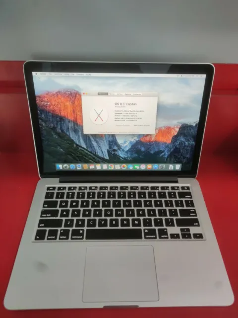 Apple MacBook Pro 13.3" (256GB SSD, Intel Core i5 5.ª Generazione, 2.7 GHz, 8GB…