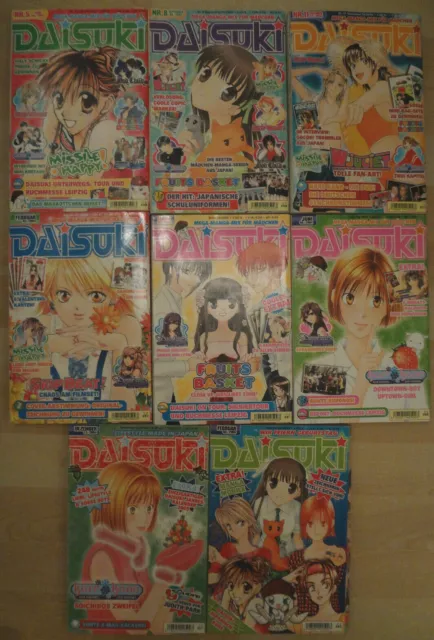 DAISUKI Manga verschiedene Ausgaben von 2003-2005