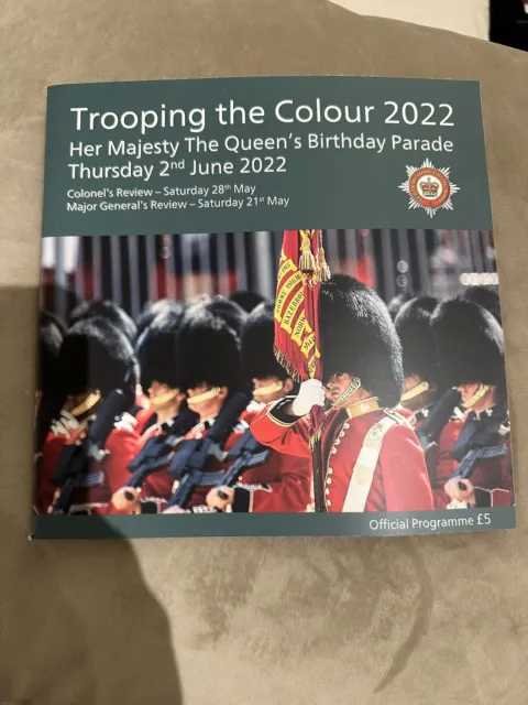 Trooping The Colour 2022 Official Programme