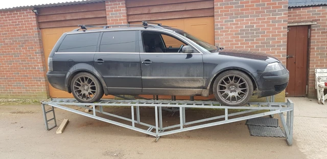 CAR DISPLAY RAMPS - galvanised, seesaw ramp £499.00 - PicClick UK