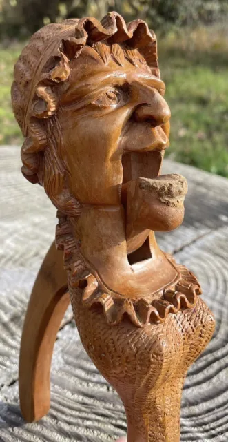 Casse noisette bois sculpté personnage fin XIXème 19ème art populaire nutcracker