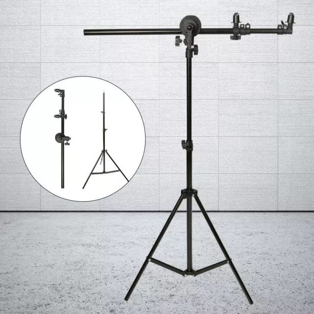 Photography Reflector Disc Boom Arm Holder Photo Studio Background Light Stand